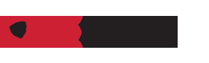 Red and black website header logo with shield icon on the left side