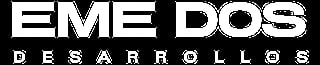 EME DOS Desarrollos logo in white text on black background